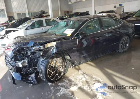 2023 Hyundai Sonata N Line из США, поврежденный, VIN KMHL14JC4PA329648